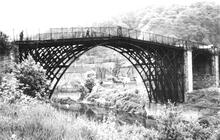 Iron bridge at Coalbrookdale