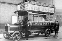 London.Central Motor Bus operating route 68 from Chalk Farm to Camberwell Green c.1923 - 1928.