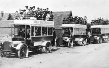 Great Eastern Railway - three omnibuses built at Lowestoft 1904 (Ref: 031531)