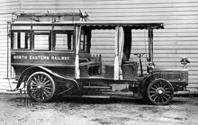 North Eastern Railway. German Built  Durkopp Omnibus Used on the Beverley - Driffield Service 1904. (Ref: 031547)