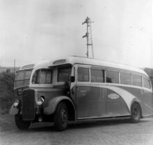 British Railways Single-decker bus DDB282, ex NW (& Melba) 282. 25 May 1960