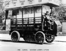 Great Western Railway Steam Lorry No. BH020 1905. (Ref: 031527)